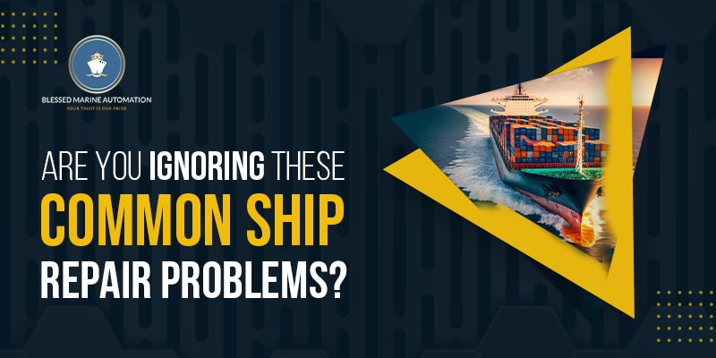 Marine automation services and ship electrical repair onboard commercial vessel